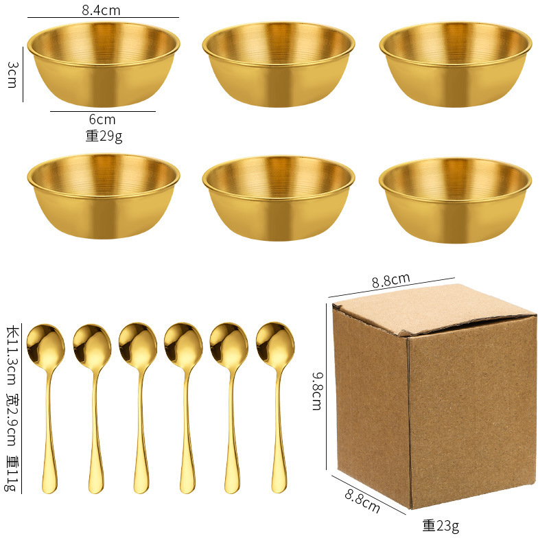 元のメーカーのステンレスのおかずの皿の調味料の皿の現物の家庭用の骨の皿の調味料の小皿の鍋の調味料の皿|undefined