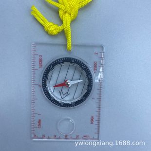Dc35-2B Transparent Acrylic Plate Map Scale Compass