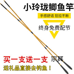 小玲珑鲫鱼竿超轻超细调鱼竿手竿碳素长节台钓竿钓鱼竿渔具套装