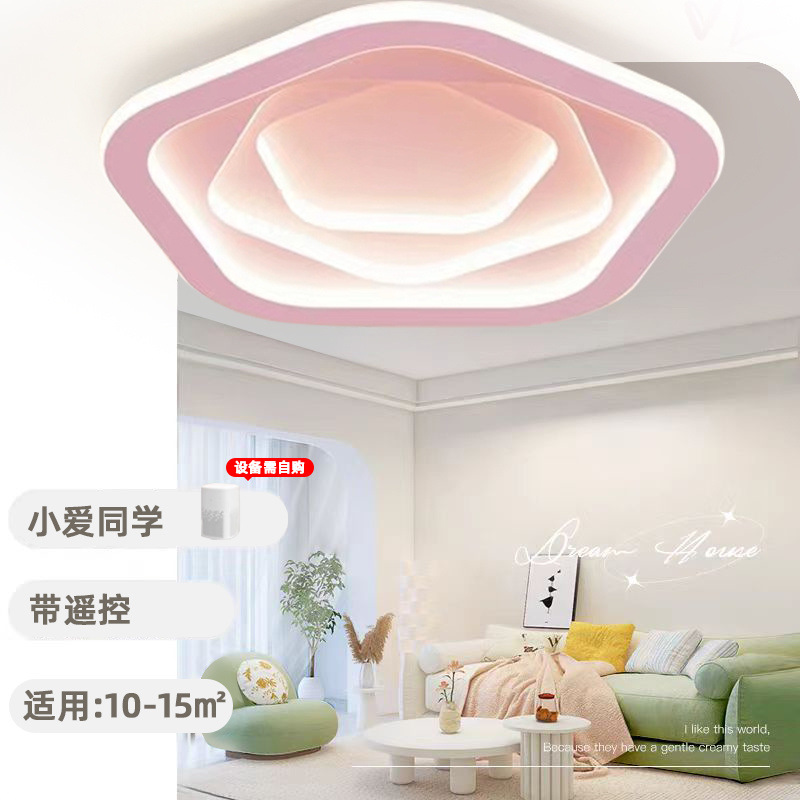 핑크 로즈 60cm Xiaoai 동급생 100w 리모콘 풀 스펙트럼 포함