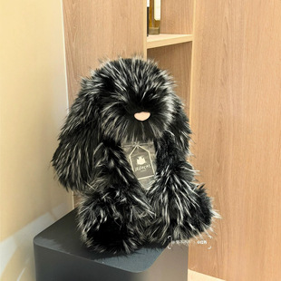 2026��Ʒjellycatԭ����˹�������Lë�����úڰ�ɫ�F؛48С�r�l؛
