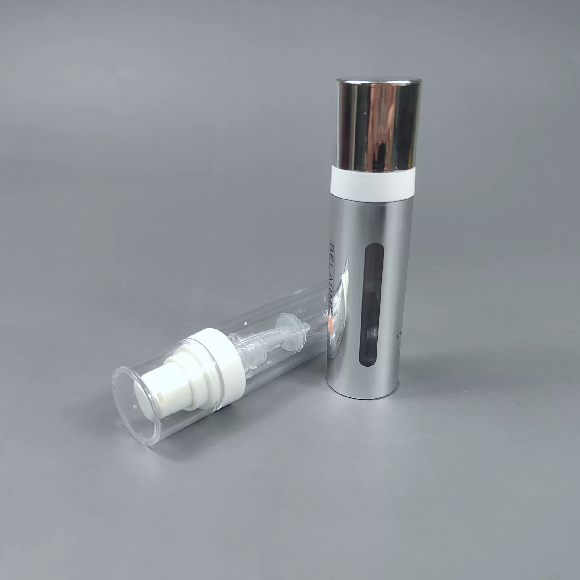 现货15ml+2g冻干水粉混合二合一瓶PCTG材质粉水隔离分装瓶火热爆