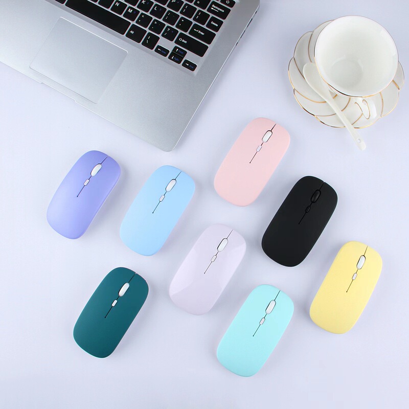 Factory wholesale 2.4g Bluetooth mouse wireless charging mute silent for ipad mobile phone tablet gift