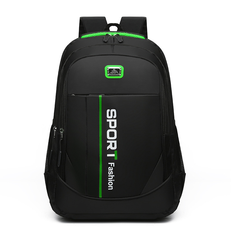 Mochila de viaje al aire libre de ocio Mochila de computadora de viaje de negocios para hombres Mochila escolar simple de gran capacidad para estudiantes de secundaria