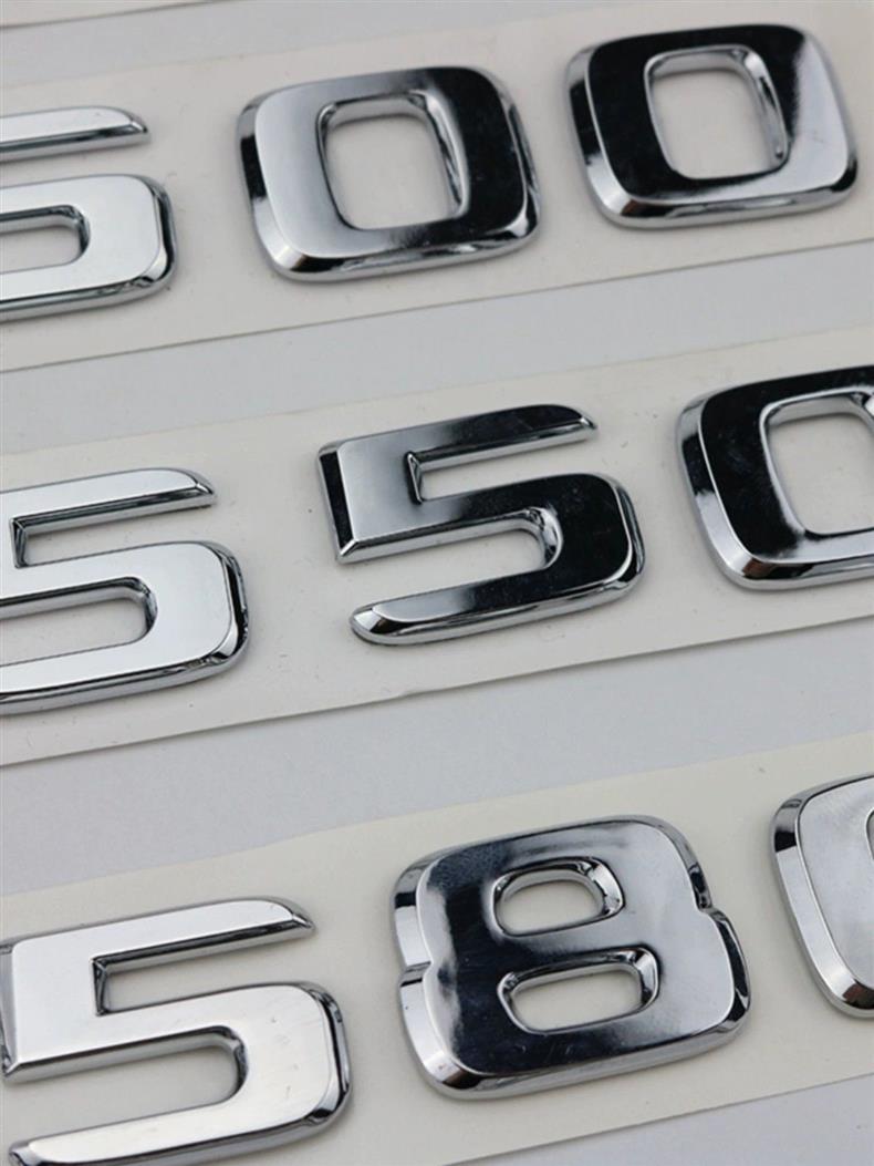 New Mercedes-Benz GLS320 emblem, GLS400 emblem, GLS450 rear emblem, GLS500 tail emblem, GLS580 modified car emblem
