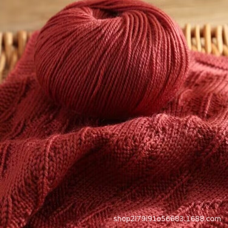 Shanghai Sanli Wool Yarn 50g, Non-Pilling, Non-Shedding, Non-Fading, Wholesale from Manufacturer for Knitting Scarves, Hats, and Coats