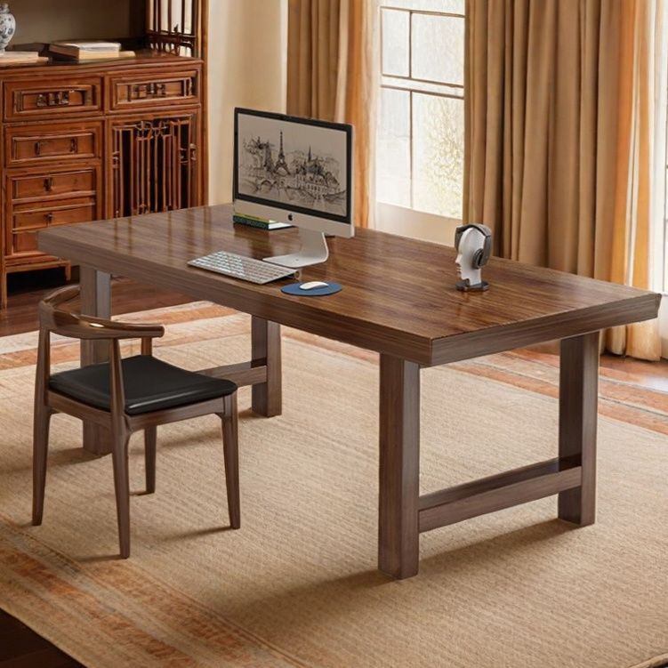 Solid Wood Desk Computer Table Home Bedroom Desk Workbench Living Room Long Table Simple Learning Writing Desk