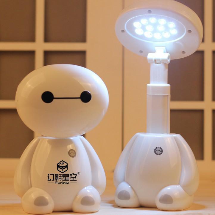 New Year White Giant Learning Desk Lamp Charging Eye-Caring Study Lamp for Children Activity Logo Small Gift Opening Gift