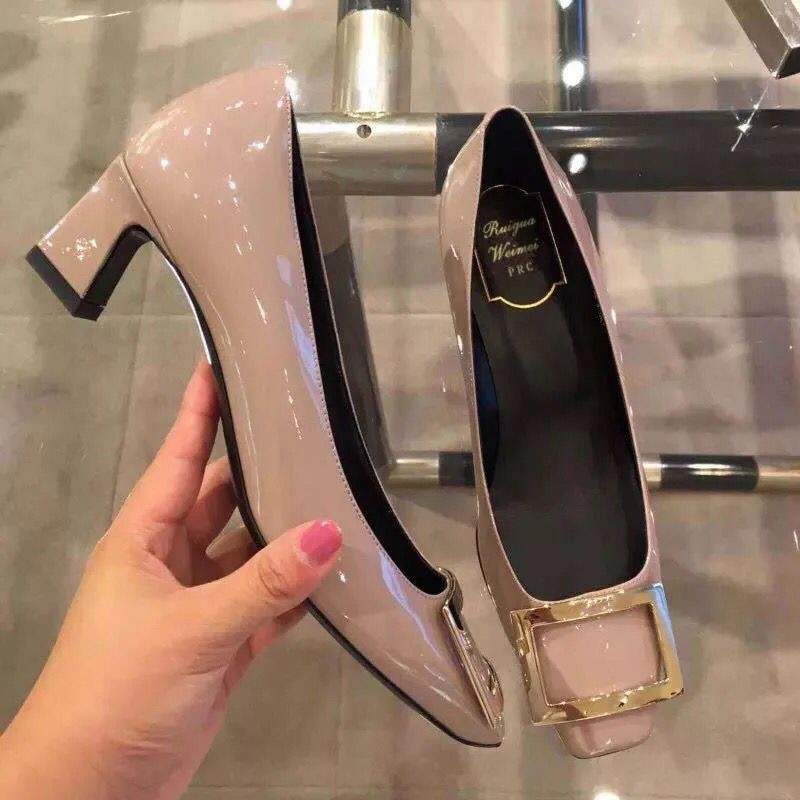 누드 두꺼운 뒤꿈치 5cm