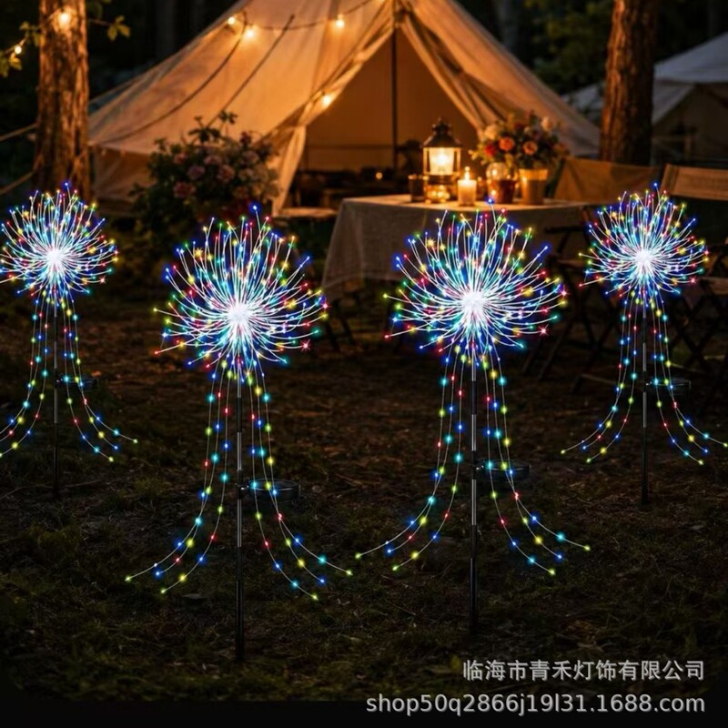 Cross-Border Solar Ground-Mounted Fireworks Led Lights Firecracker Lights Willow Lights Lawn Lights Outdoor Garden Courtyard Decorative Lights Cross-Border Solar Ground-Mounted Fireworks Led Lights Firecracker Lights Willow Lights Lawn Lights Outdoor Garden Courtyard Decorative Lights