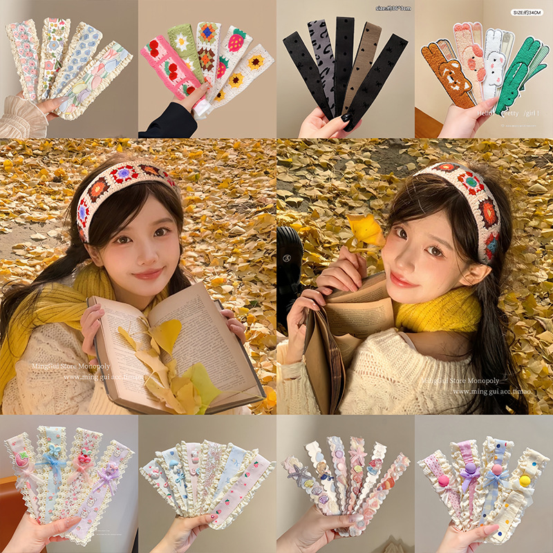 Cartoon bangs stickers for children, hair tidying tool that doesn't damage hair, magic hair clips for girls' back of the head