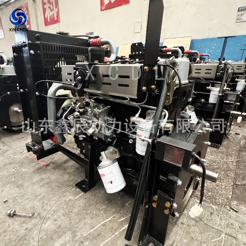 490 Four-Cylinder Engine with 12inch Mixed-Flow Pumps, Mobile Trailer-Type Drainage Pump, Large Flow Water Pump for Engineering Applications
