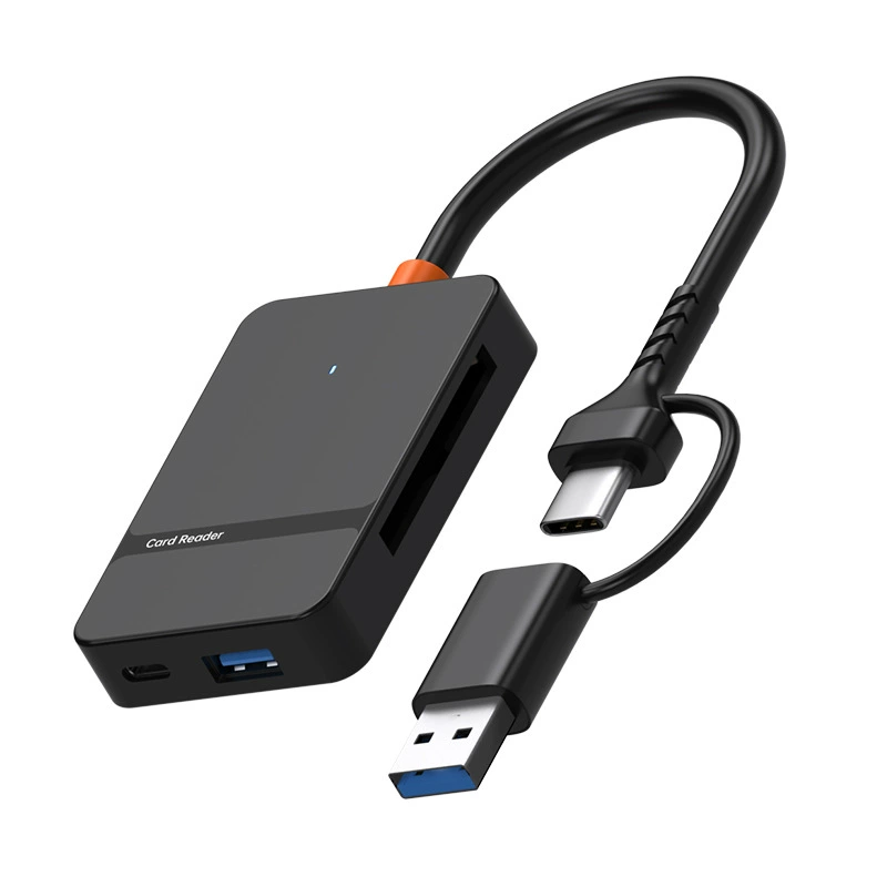 Новый USB3.0/Type-C удлинитель SD/TF/CF/MS 8-в-1 мультимодульный OTG card reader
