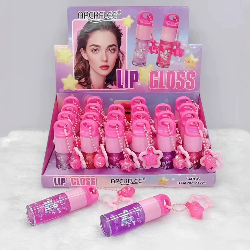 Трансграничный новый кулон со звездой, блеск для губ, помада, водная глазурь для губ, увлажняющий водный блеск, блеск для губ, стойкий увлажняющий блеск для губ