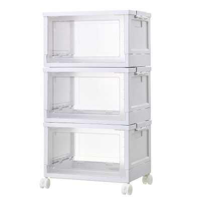 30L 흰색 투명 3 개 + 바퀴