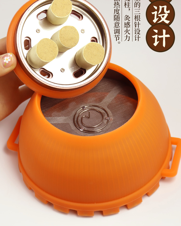 Moxibustion Box Magnetic Therapy Palace Moxa Jar Portable Moxibustion Device with 54 Moxa Sticks for Home and Studio Use key features