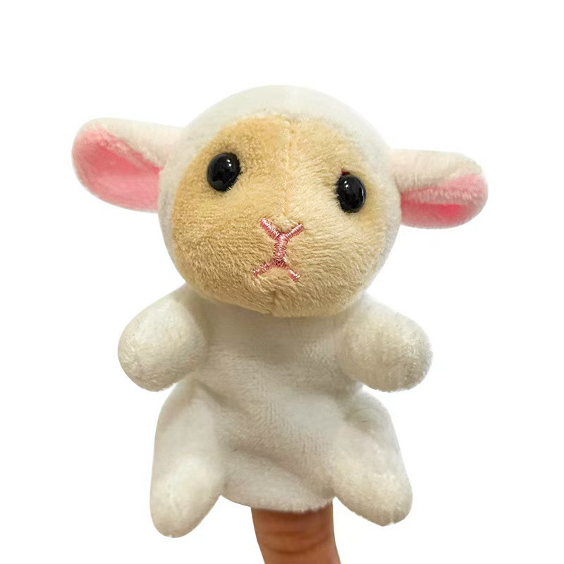 Nuevos productos transfronterizos muñecas de dedos para bebés tranquilizadores muñecas de dedos para niños cuentos de infantes Educación temprana