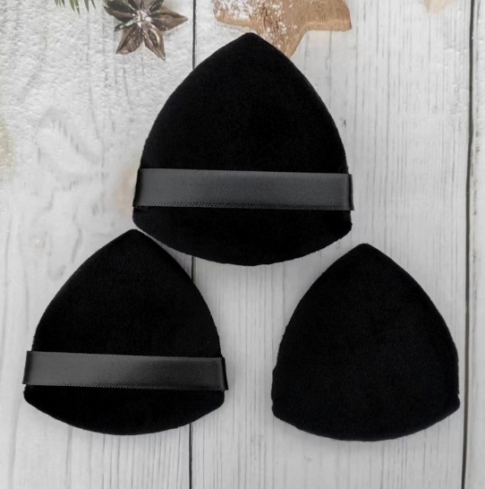 Ensemble de mini éponges à maquillage ultra douces Fingertip Finger Cushion Drift Bottle Puff, couleur unie_voghion.com