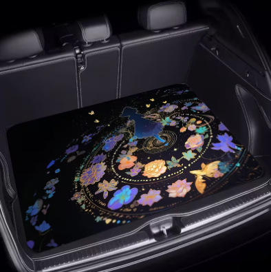 Car Trunk Crystal Velvet Mat, Non-Slip, Dirt-Resistant, Ultra-Low Price, Amazon Bestseller, Direct from Manufacturer