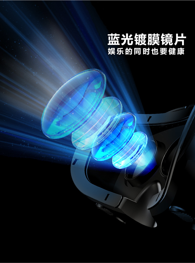 VRG PRO vr眼镜蓝光护眼手机虚拟现实头盔3D VR眼镜外贸热销详情47