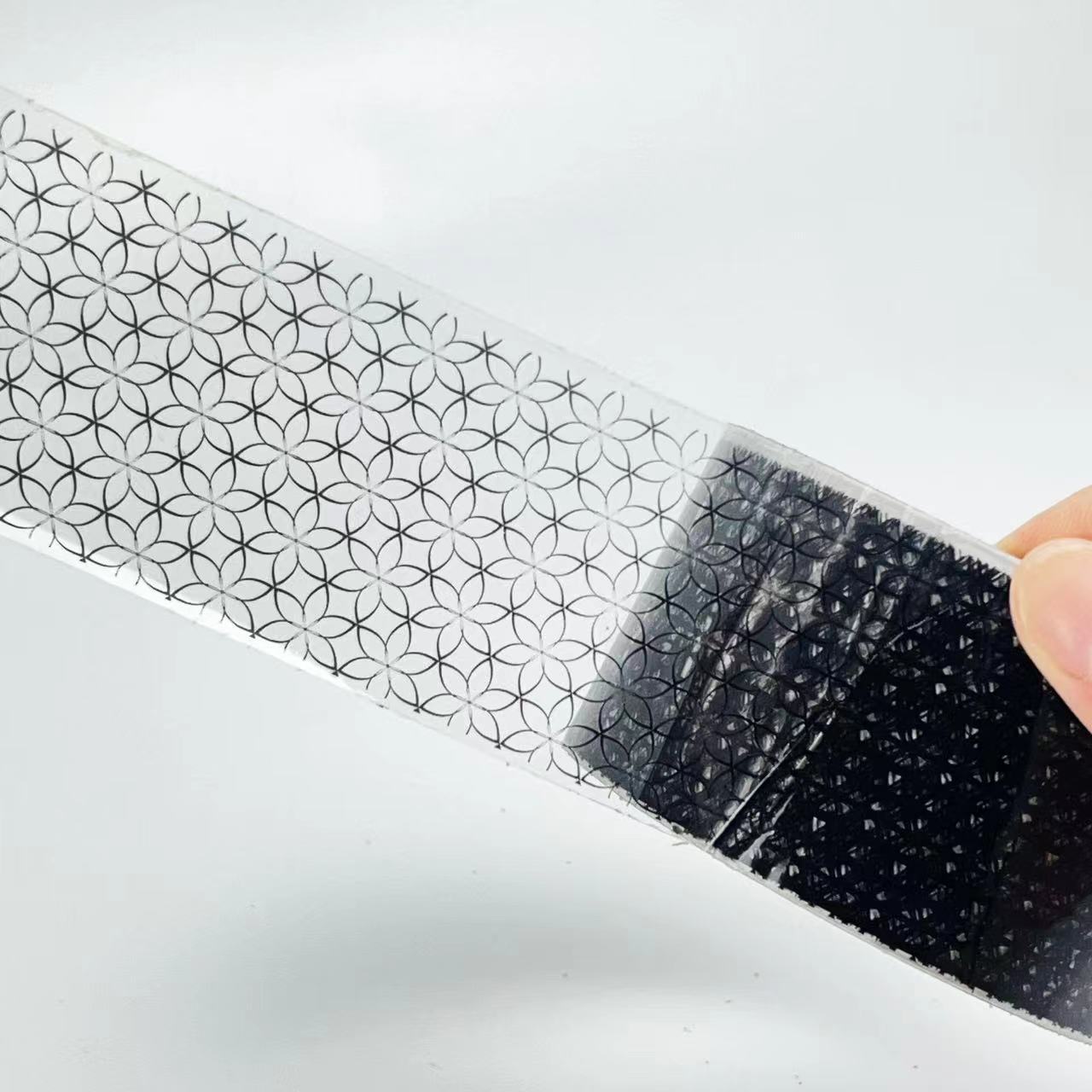 [프리핸드 브러시드] 플루이드 메쉬 블랙, 폭 4.8cm * 길이 5m