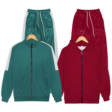 时尚流行韩剧男女同款外套运动服秋季立领拉链卫衣开衫上衣