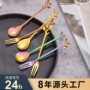 家用金色咖啡冰淇淋叉勺