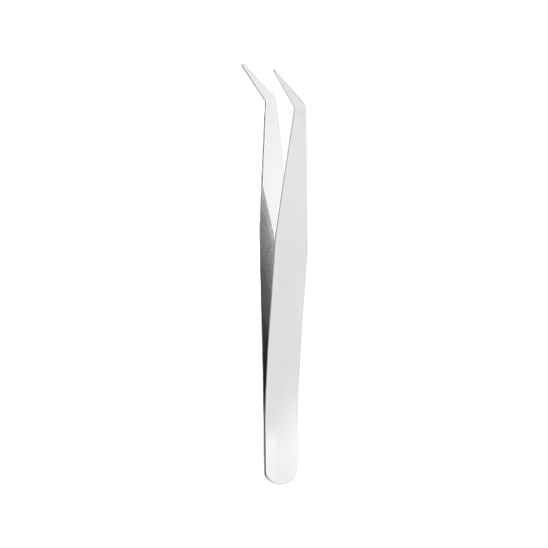 123mm pinzas de pestañas falsas sin pegamento coloridas pinzas de joyería punta herramientas de belleza de pestañas profesionales