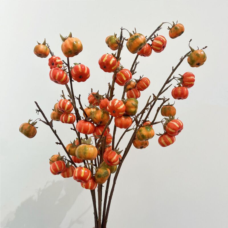 Simulation high quality Pumpkin Halloween Autumn and Winter Fruit Shooting Props Scene Layout Floral Design