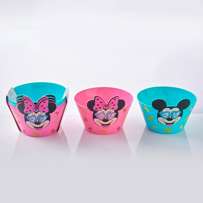 Mickey Minnie Cartoon Cartoon Cute Bowl can put snacks in large capacity to use microwave oven