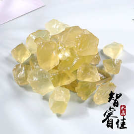 批发天然黄水晶原石柠檬黄水晶原石香薰石扩香石水晶装饰品消磁石