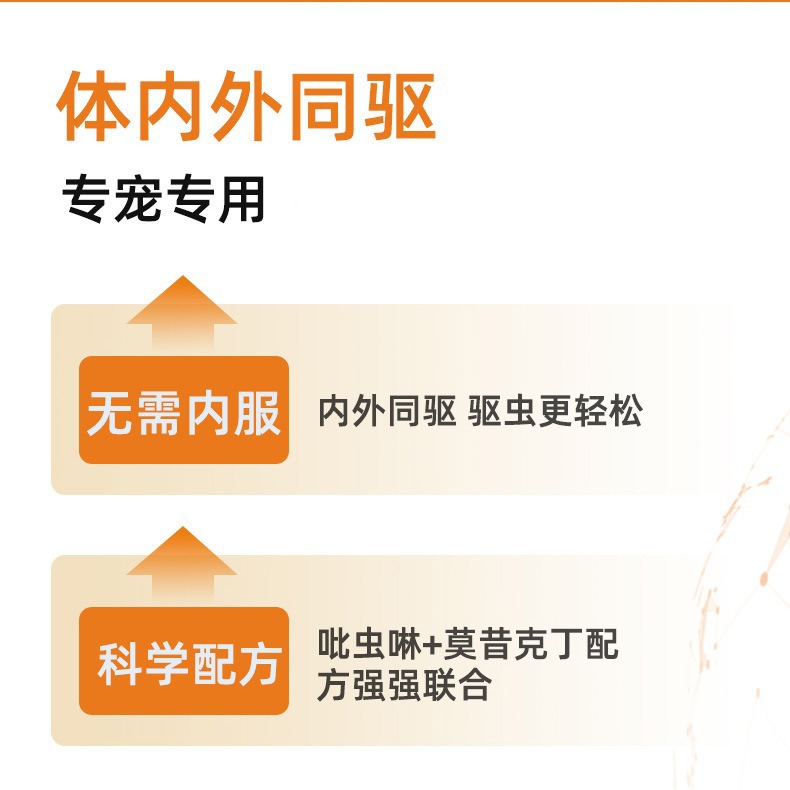 mofei 狗狗驱虫药体内体外同驱猫咪驱耳螨体外滴剂吡虫啉莫昔克丁
