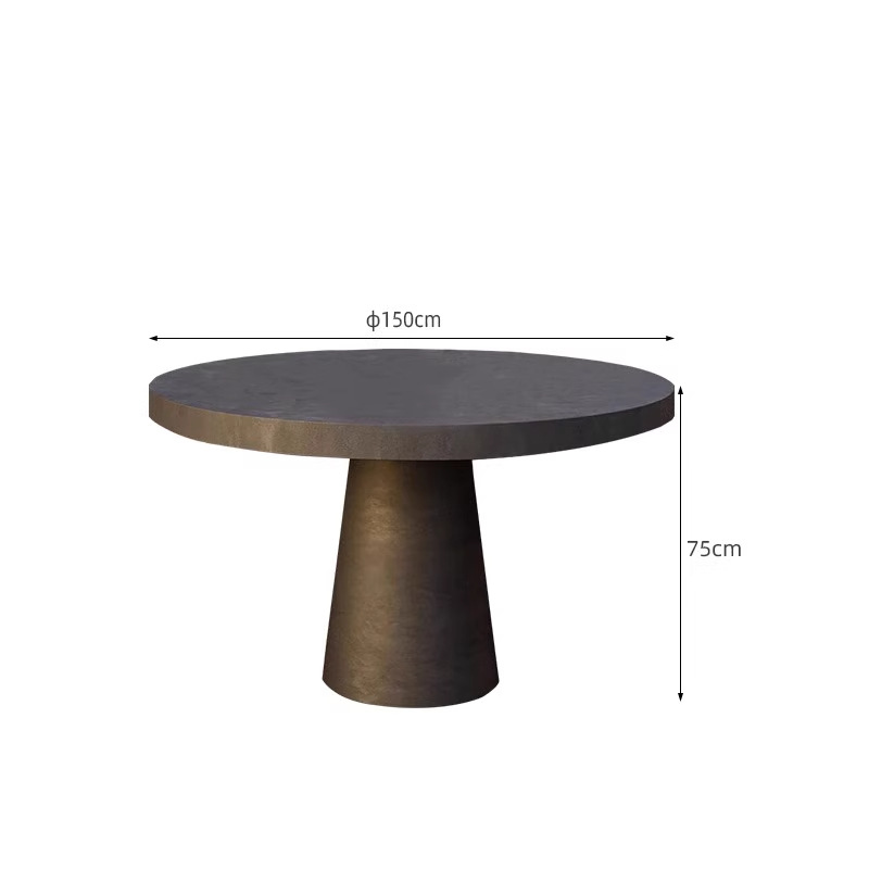 Mesa redonda de 150 cm de diámetro