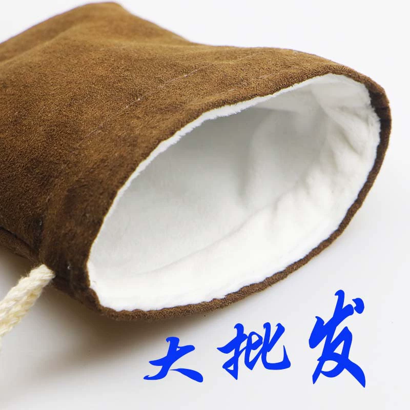 Счастливая сумка для хранения и демонстрации буддийских четок, браслетов ручной работы, ювелирных изделий и двухслойного полированного хранилища с застежкой на шнурке.