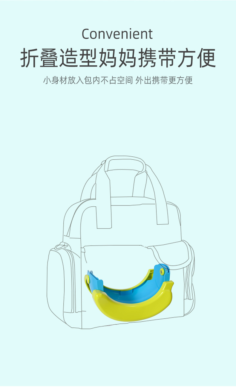 Children's Outgoing Folding Toilet Portable Children's Urinal Banana Cushion for Boys and Girls Baby Travel Car Toilet