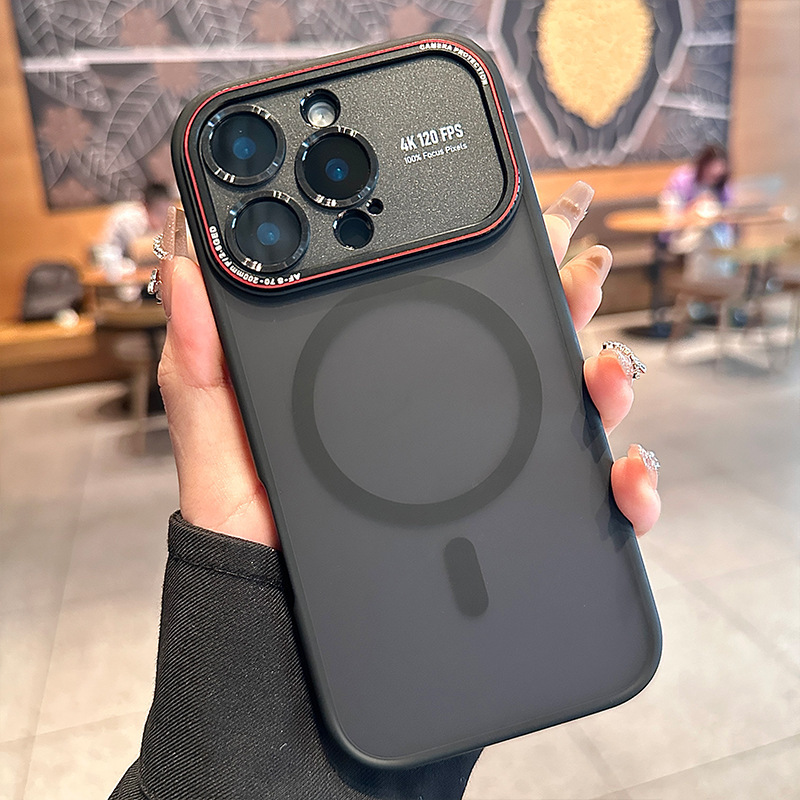 秒变17莱卡大视窗适用iPhone16手机壳磁吸金属镜头肤感苹果15硬套|undefined