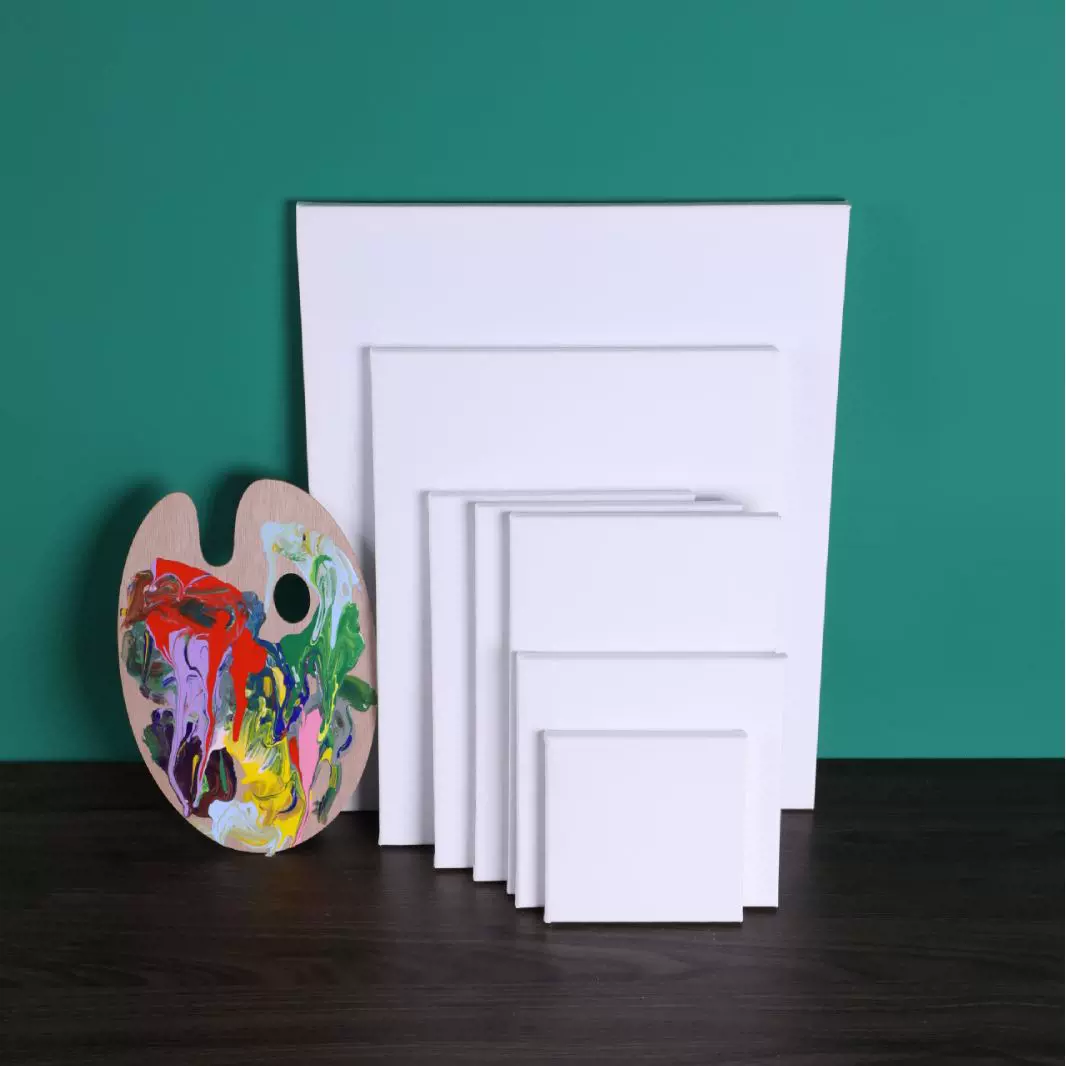 油画框内框纯棉油画布框带画布成品亚麻丙烯实木画板专业批发