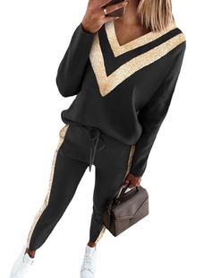 in stock YS2455C2021 Cross-border European and American New Women's Bead Splicing suit