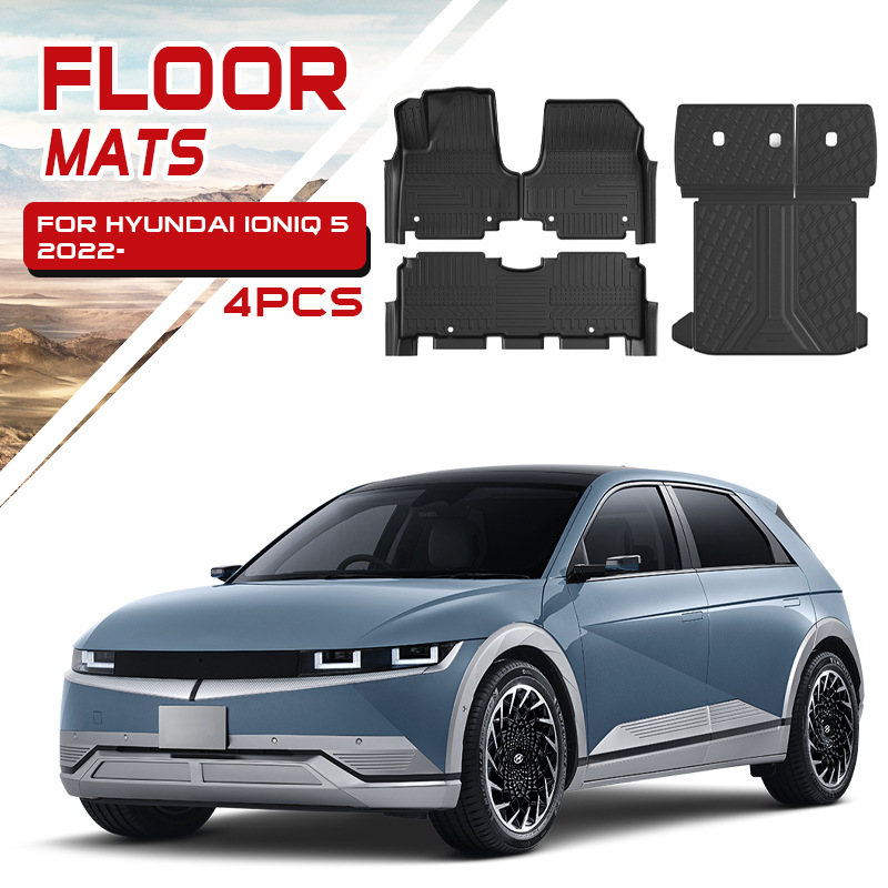 TXR para Hyundai Ioniq 5 Alfombrilla de piso de automóvil Hyundai Tpe Car Floor Mats Alfombrilla de pie especial