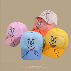 3到8歲夏季寶寶棒球帽男童鴨舌帽女童遮陽帽兒童太陽帽全網眼涼帽