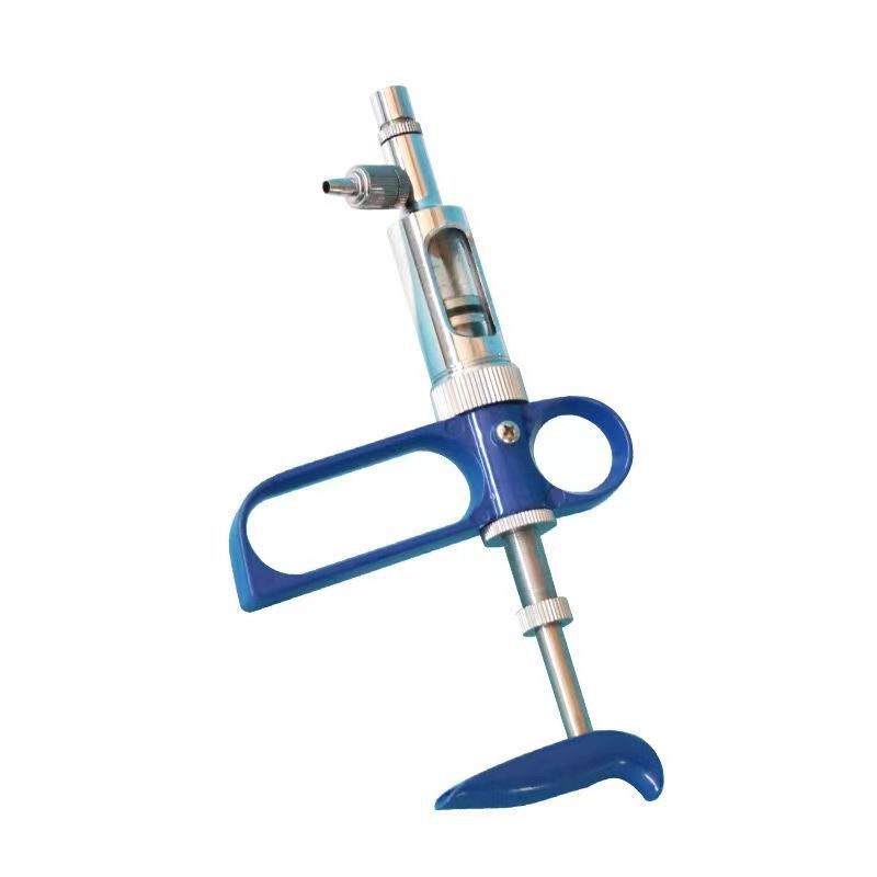 Jeringa ajustable continua pistola de inyección vacuna jeringa de metal herramienta de inyección jeringa veterinaria ajustable