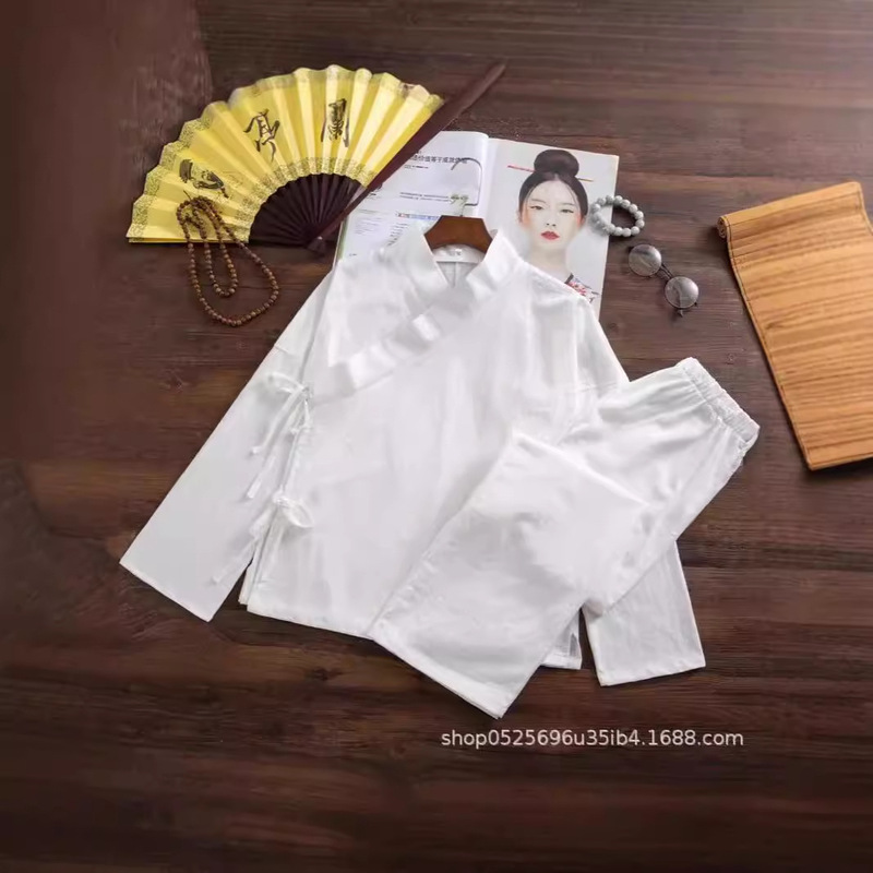 Hanfu Inner Base Lining Ancient Costume White suit Costume Underwear Bottoming Shirt Underpants plus size Antique Underwear Pajamas