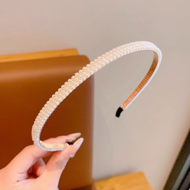 Super Hada niña princesa tocado horquilla de alto sentido de los niños perla diadema niña Mori Hada belleza no apretado pelo paquete