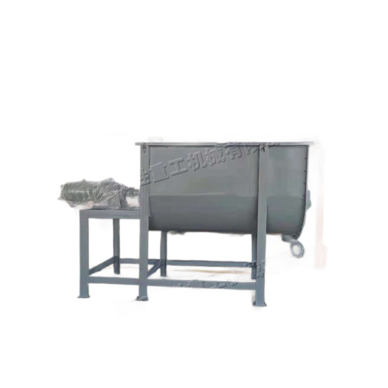 Mezclador de polvo seco Mezclador horizontal de acero inoxidable Espiral exterior con equipo de mezcla de polvo húmedo y seco