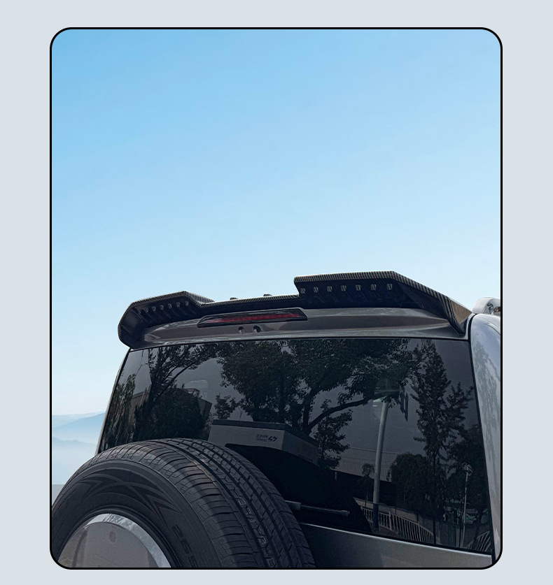 Equation Leopard 5 Special Mc Tail Spoiler Roof Spoiler Wing Modification Car Exterior Decoration Sticker No Drilling Required