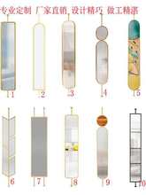 玻璃隔断简约铁艺不锈钢北欧轻奢客餐厅装饰入户玄关屏风