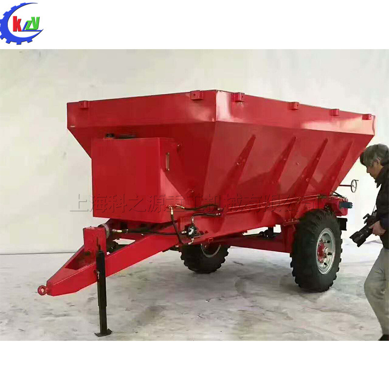 拖拉机牵引式粪肥撒粪车 农用有机肥撒肥机 小型发酵粪肥撒粪车