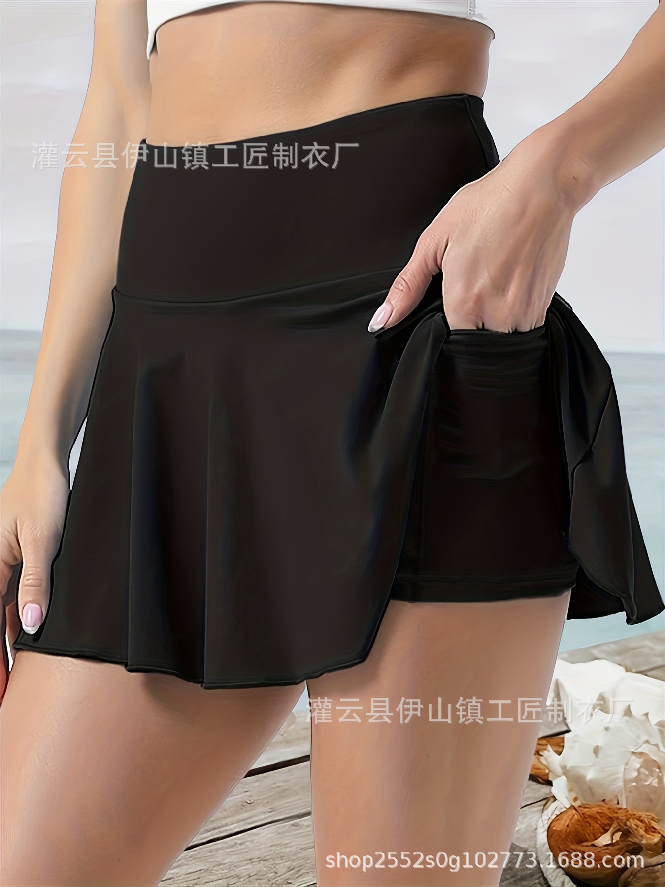 Falda corta plisada delgada para mujer, estilo casual, cómoda y versátil, para deportes al aire libre en otoño e invierno, disponible en Amazon Europa y América.