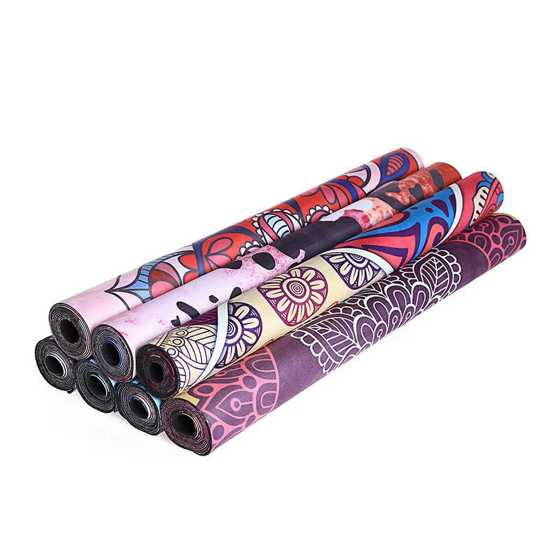 Home foldable non-slip yoga mat for gym, wholesale