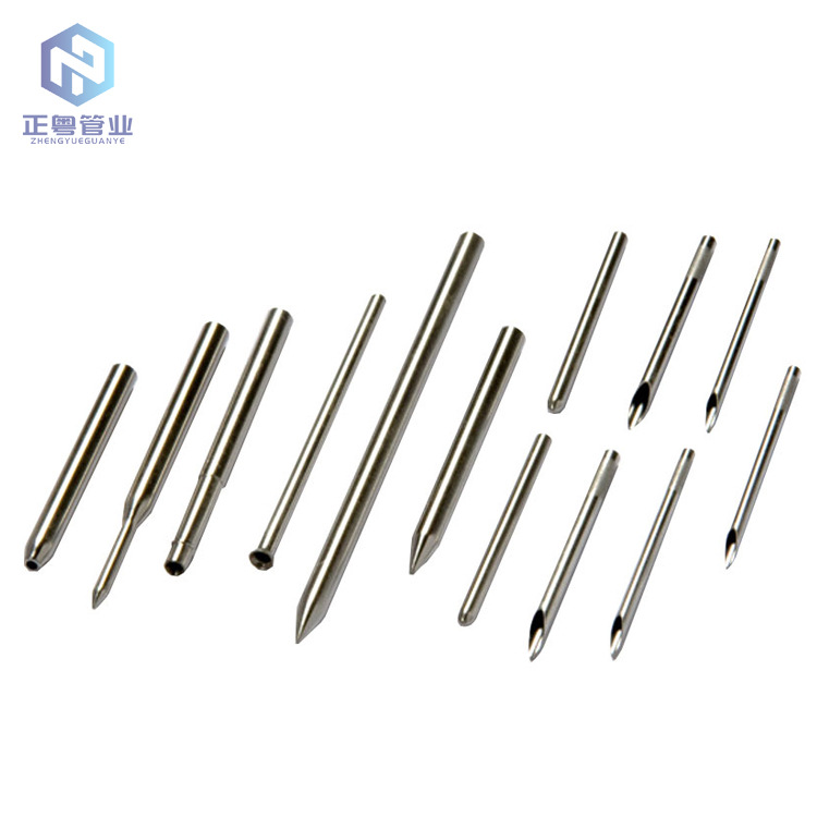 304不锈钢毛细管 卫生无缝316L精密管 零切加工 打孔缩口封头折弯